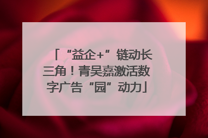 “益企+”链动长三角！青吴嘉激活数字广告“园”动力