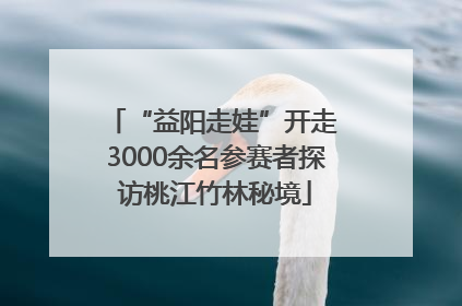 “益阳走娃”开走 3000余名参赛者探访桃江竹林秘境