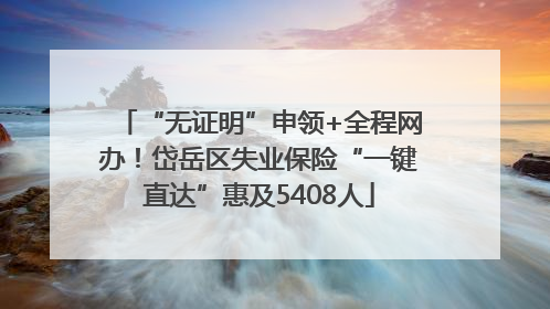 “无证明”申领+全程网办！岱岳区失业保险“一键直达”惠及5408人