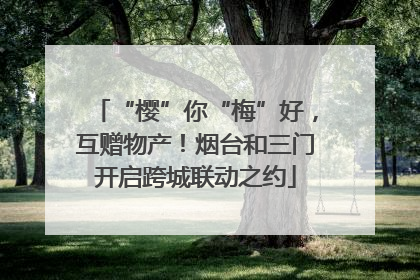 “樱”你“梅”好，互赠物产！烟台和三门开启跨城联动之约