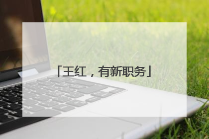 王红，有新职务