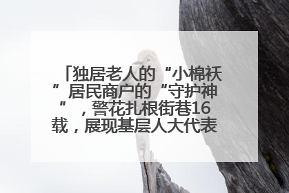 独居老人的“小棉袄”居民商户的“守护神”，警花扎根街巷16载，展现基层人大代表的炽热情怀