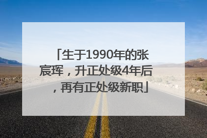 生于1990年的张宸珲，升正处级4年后，再有正处级新职