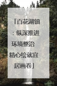 百花湖镇：纵深推进环境整治 精心绘就宜居画卷