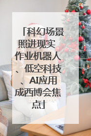 科幻场景照进现实 作业机器人、低空科技、AI应用成西博会焦点