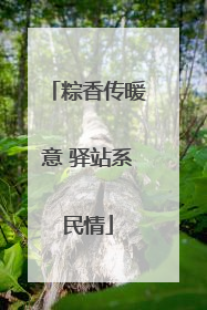 粽香传暖意 驿站系民情