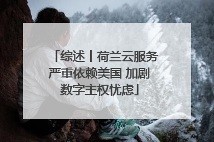 综述丨荷兰云服务严重依赖美国 加剧数字主权忧虑