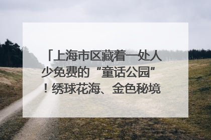 上海市区藏着一处人少免费的“童话公园”！绣球花海、金色秘境……地铁直达→