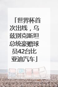 世界杯首次出线，乌兹别克斯坦总统豪赠球员42台比亚迪汽车