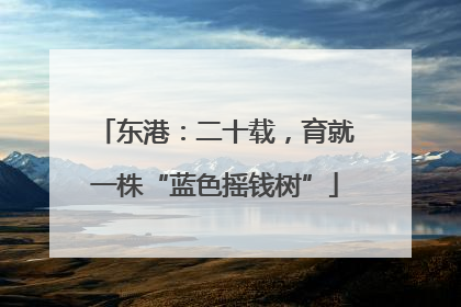 东港：二十载，育就一株“蓝色摇钱树”