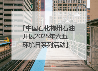 中国石化郴州石油开展2025年六五环境日系列活动