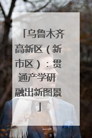 乌鲁木齐高新区（新市区）：贯通产学研 融出新图景