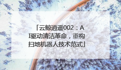云鲸逍遥002：AI驱动清洁革命，重构扫地机器人技术范式