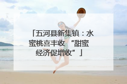 五河县新集镇：水蜜桃喜丰收 “甜蜜经济促增收”