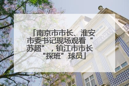 南京市市长、淮安市委书记现场观看“苏超”，镇江市市长“探班”球员