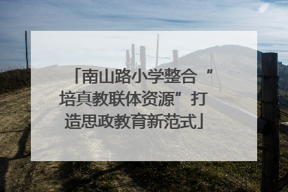 南山路小学整合“培真教联体资源”打造思政教育新范式