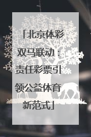 北京体彩双马联动：责任彩票引领公益体育新范式