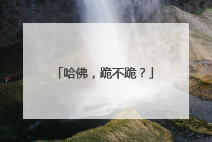 哈佛，跪不跪？