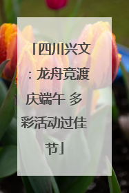 四川兴文：龙舟竞渡庆端午 多彩活动过佳节