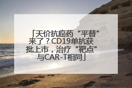 天价抗癌药“平替”来了？CD19单抗获批上市，治疗“靶点”与CAR-T相同