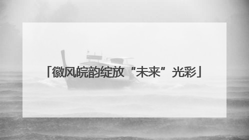 徽风皖韵绽放“未来”光彩