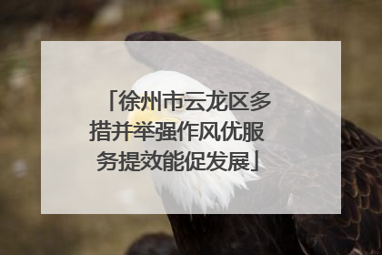 徐州市云龙区多措并举强作风优服务提效能促发展