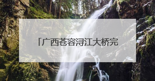 广西苍容浔江大桥完成钢箱梁环缝焊接 将进入桥面铺装阶段
