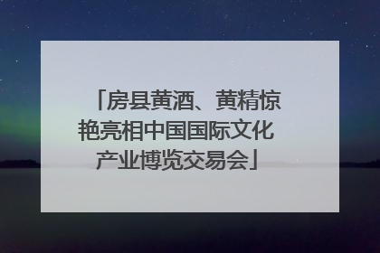 房县黄酒、黄精惊艳亮相中国国际文化产业博览交易会