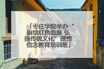 枣庄学院举办“赓续红色血脉 弘扬传统文化”理想信念教育培训班