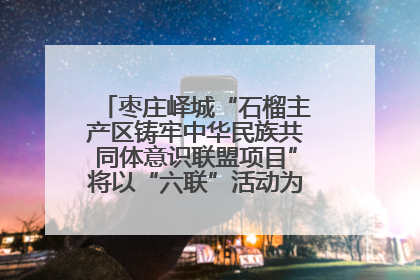 枣庄峄城“石榴主产区铸牢中华民族共同体意识联盟项目”将以“六联”活动为抓手深化品牌建设