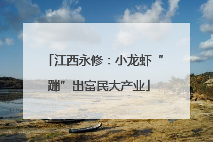 江西永修：小龙虾“蹦”出富民大产业
