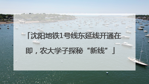 沈阳地铁1号线东延线开通在即，农大学子探秘“新线”