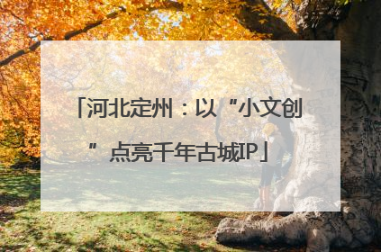 河北定州：以“小文创”点亮千年古城IP