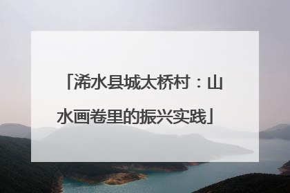 浠水县城太桥村：山水画卷里的振兴实践