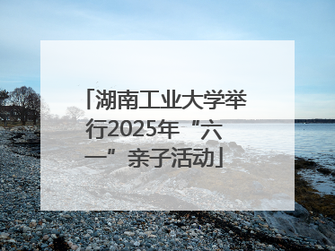 湖南工业大学举行2025年“六一”亲子活动