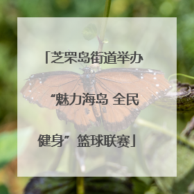 芝罘岛街道举办“魅力海岛 全民健身”篮球联赛