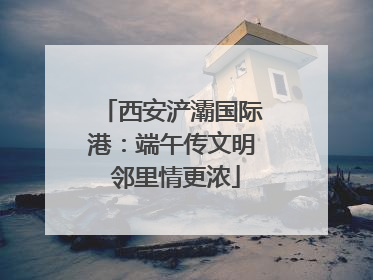 西安浐灞国际港：端午传文明 邻里情更浓