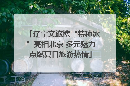 辽宁文旅携“特种冰”亮相北京 多元魅力点燃夏日旅游热情