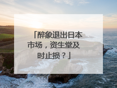 醉象退出日本市场，资生堂及时止损？