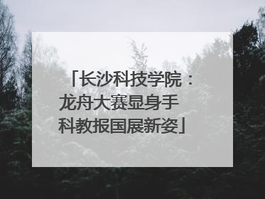 长沙科技学院：龙舟大赛显身手 科教报国展新姿