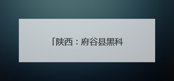 陕西：府谷县黑科技“水利全开” 智慧脑“精准防灾”