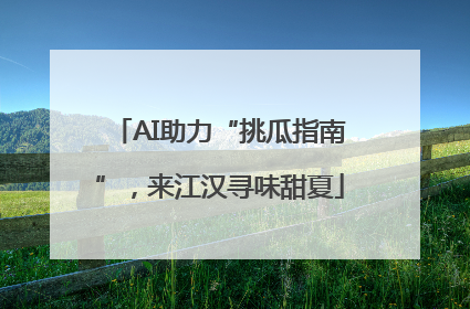 AI助力“挑瓜指南”，来江汉寻味甜夏